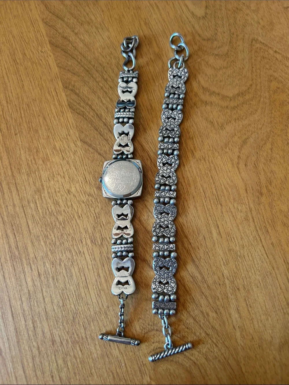 Brighton Silver-Tone Knot Link Bracelet Watch Set